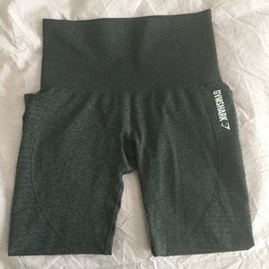 Gymshark Seamless Cropped Leggings in Marled Black